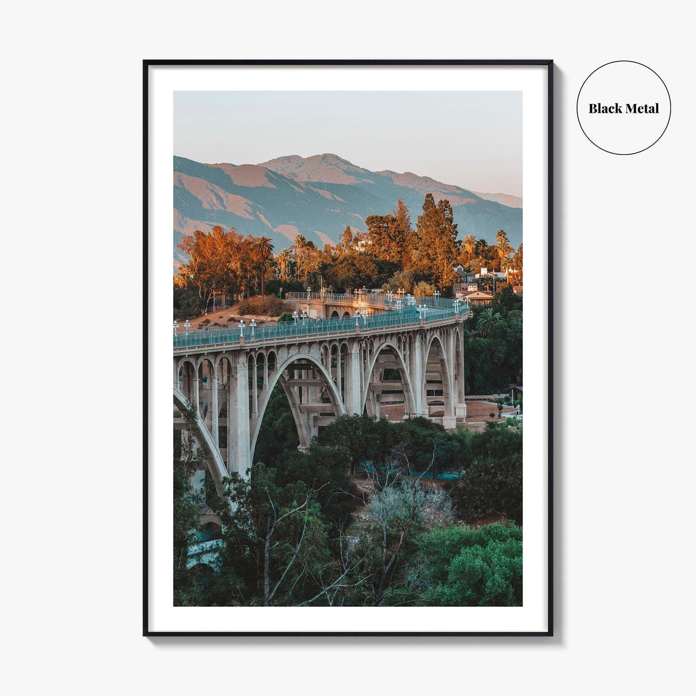 Pasadena Fine Art Photo Print, Colorado Street Bridge, California Wall Decor Poster, Los Angeles