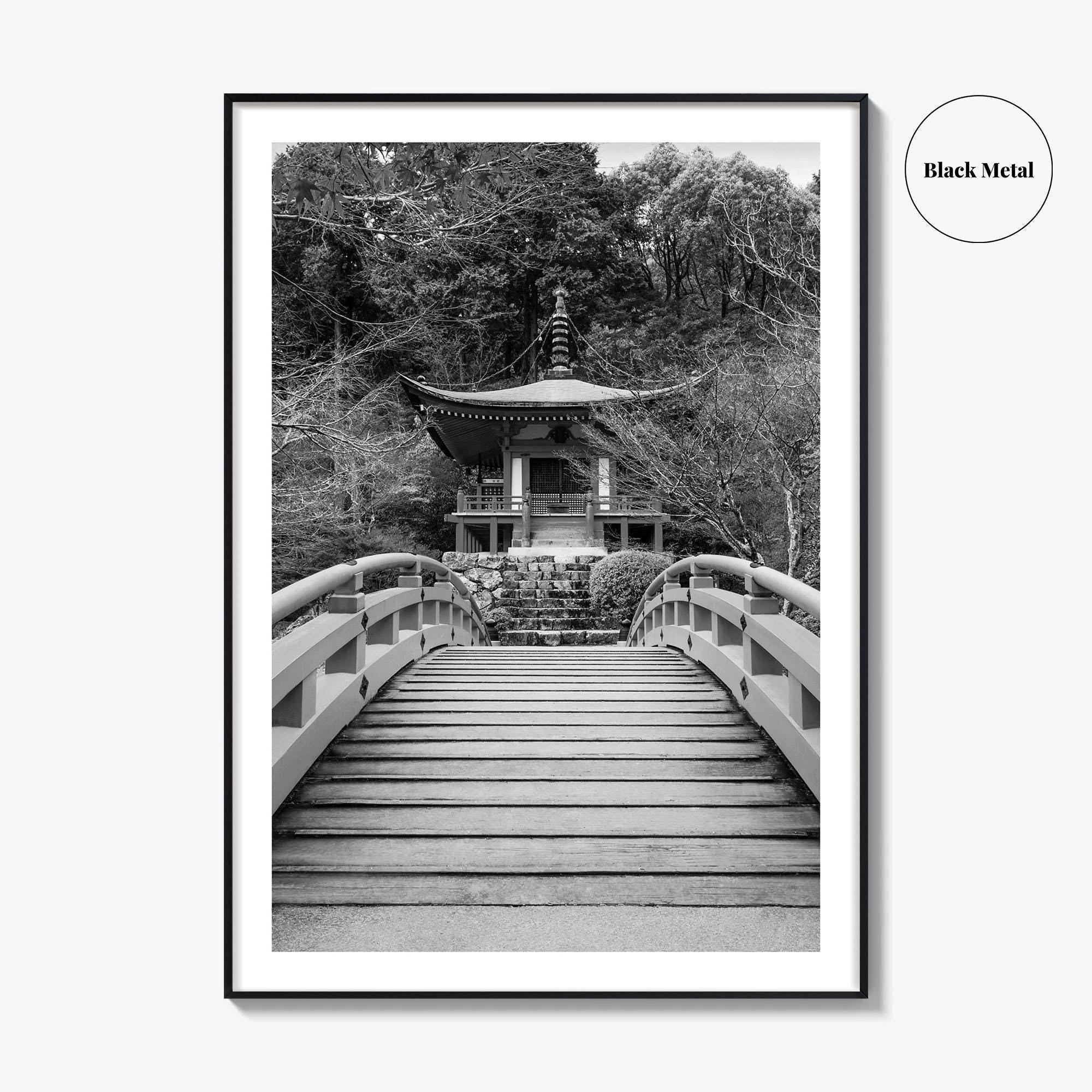 Kyoto Black and White Fine Art Photo Print, Daigoji Temple Japan Poster, Tokyo Poster