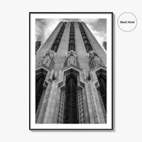 Tulsa Black and White Fine Art Photo Print, Boston Avenue Methodist Church