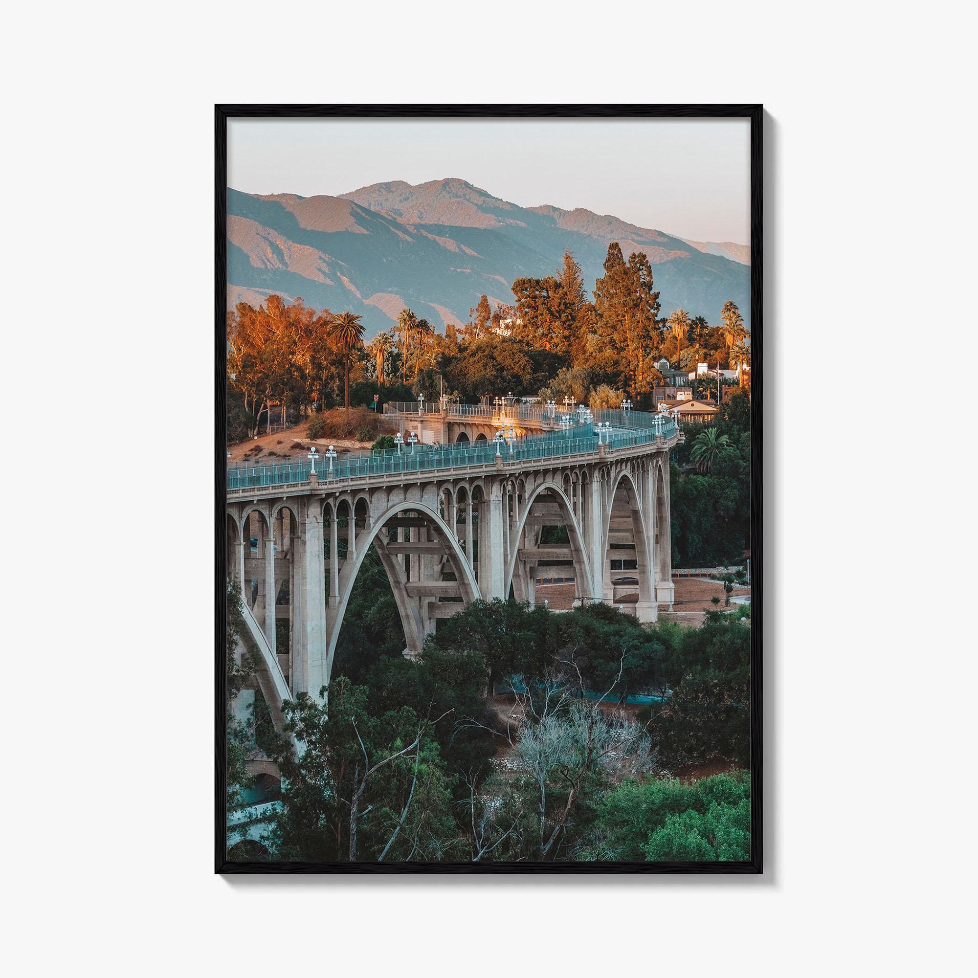 Pasadena Fine Art Photo Print, Colorado Street Bridge, California Wall Decor Poster, Los Angeles