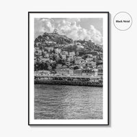 St George's Grenada Black and White Fine Art Photo Print, Caribbean Wall Poster