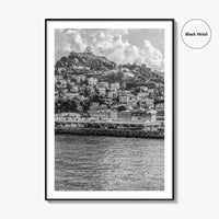 St George's Grenada Black and White Fine Art Photo Print, Caribbean Wall Poster