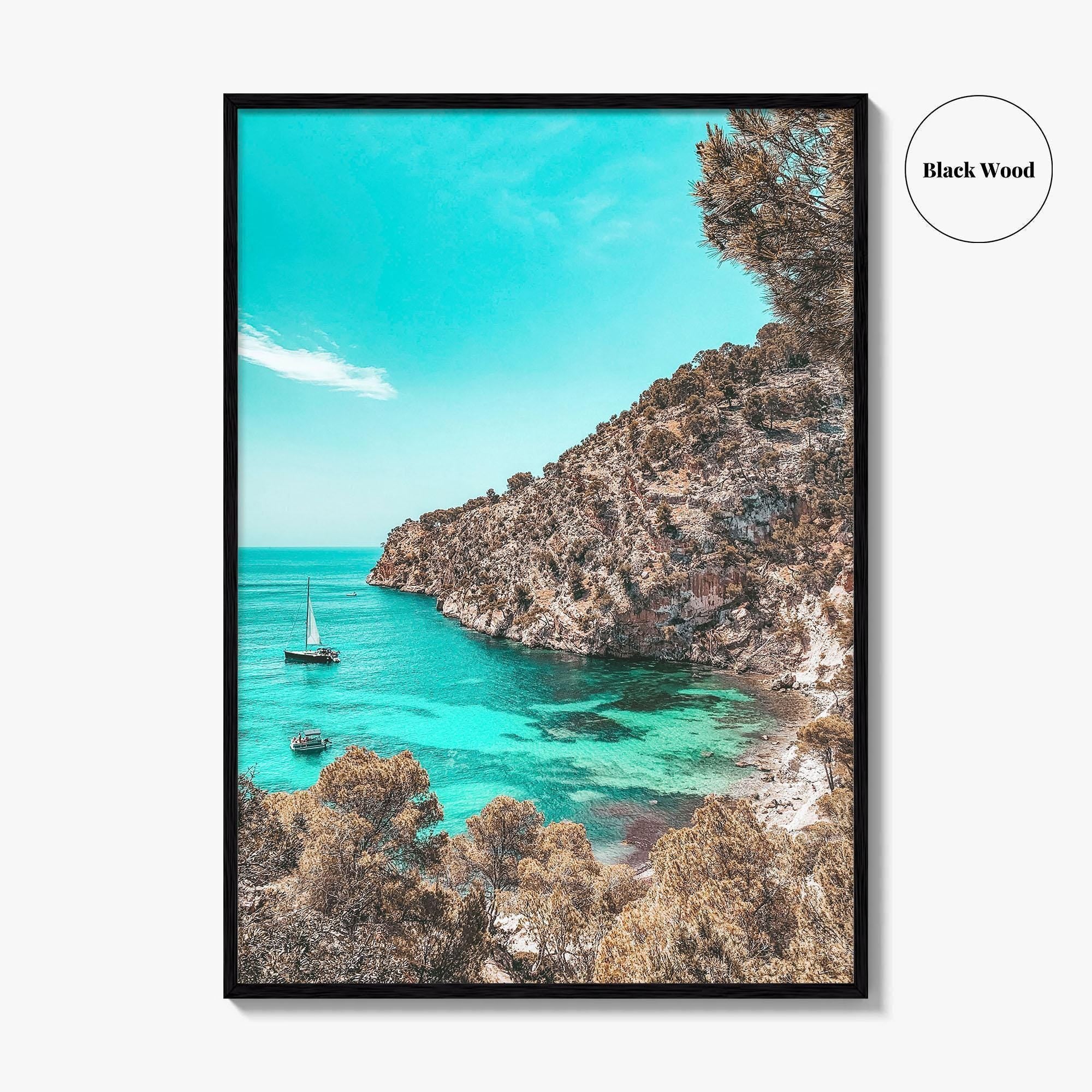 Cala Blanca Fine Art Photo Print, Andratx Mallorca Majorca, Balearic Islands, Photo Poster
