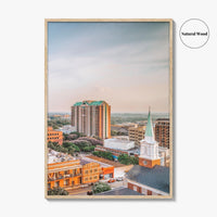 Tallahassee Skyline Fine Art Photo Print, Florida USA Downtown Wall Decor Poster