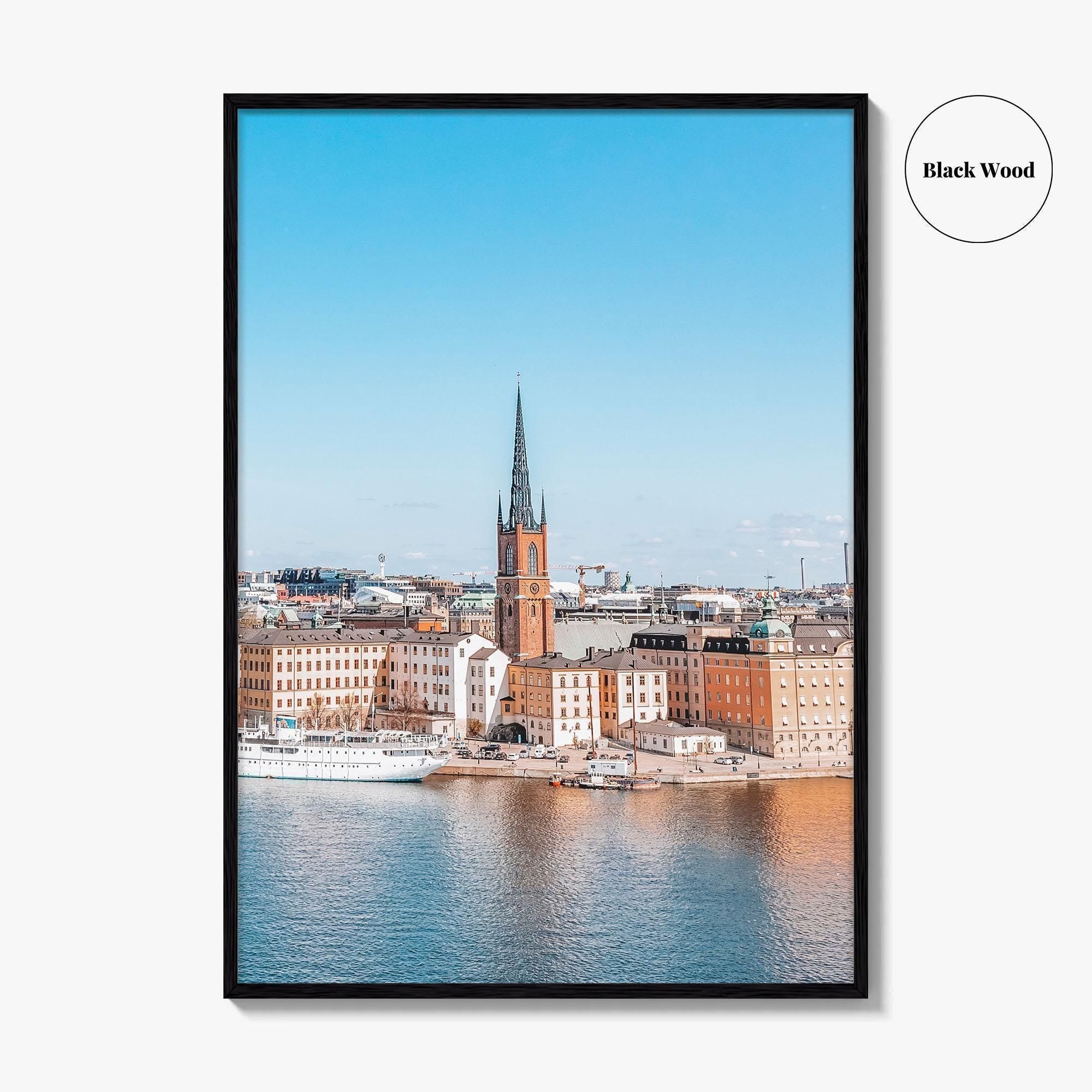 Stockholm Skyline Fine Art Photo Print, Sweden Wall Decor, City Poster