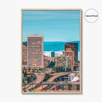 Tacoma Skyline Fine Art Photo Print, Washington Wall Decor Poster, USA