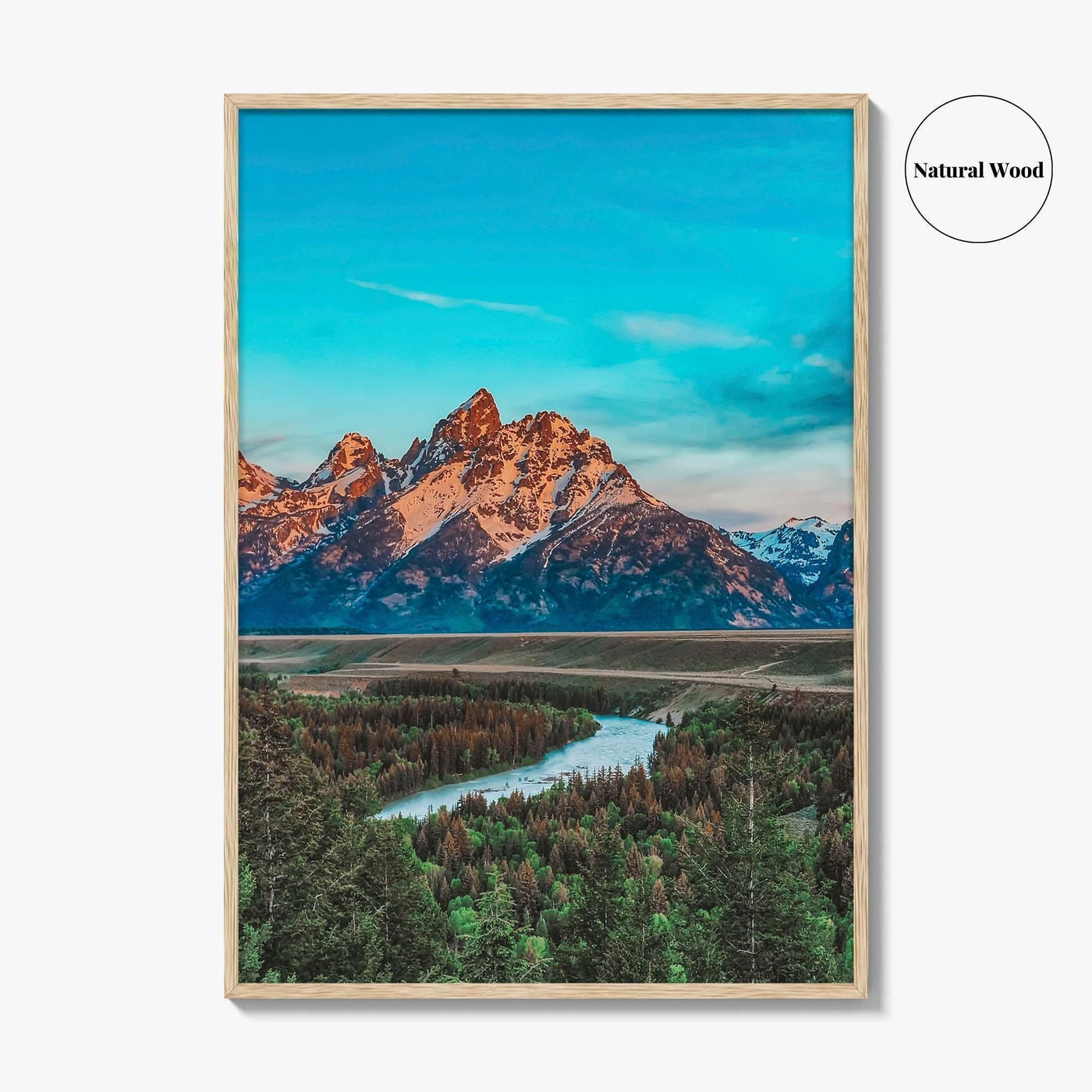 Wyoming Fine Art Photo Print, Grand Teton National Park, Snake River Overlook Poster