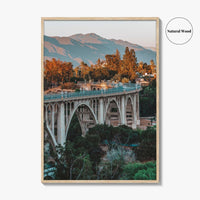 Pasadena Fine Art Photo Print, Colorado Street Bridge, California Wall Decor Poster, Los Angeles