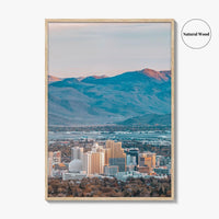 Reno Skyline Fine Art Photo Print, Nevada Wall Poster, United States