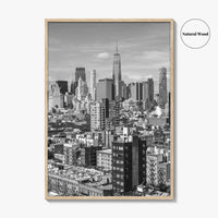 Lower East Side Black and White Fine Art Photo Print, New York Manhattan Poster
