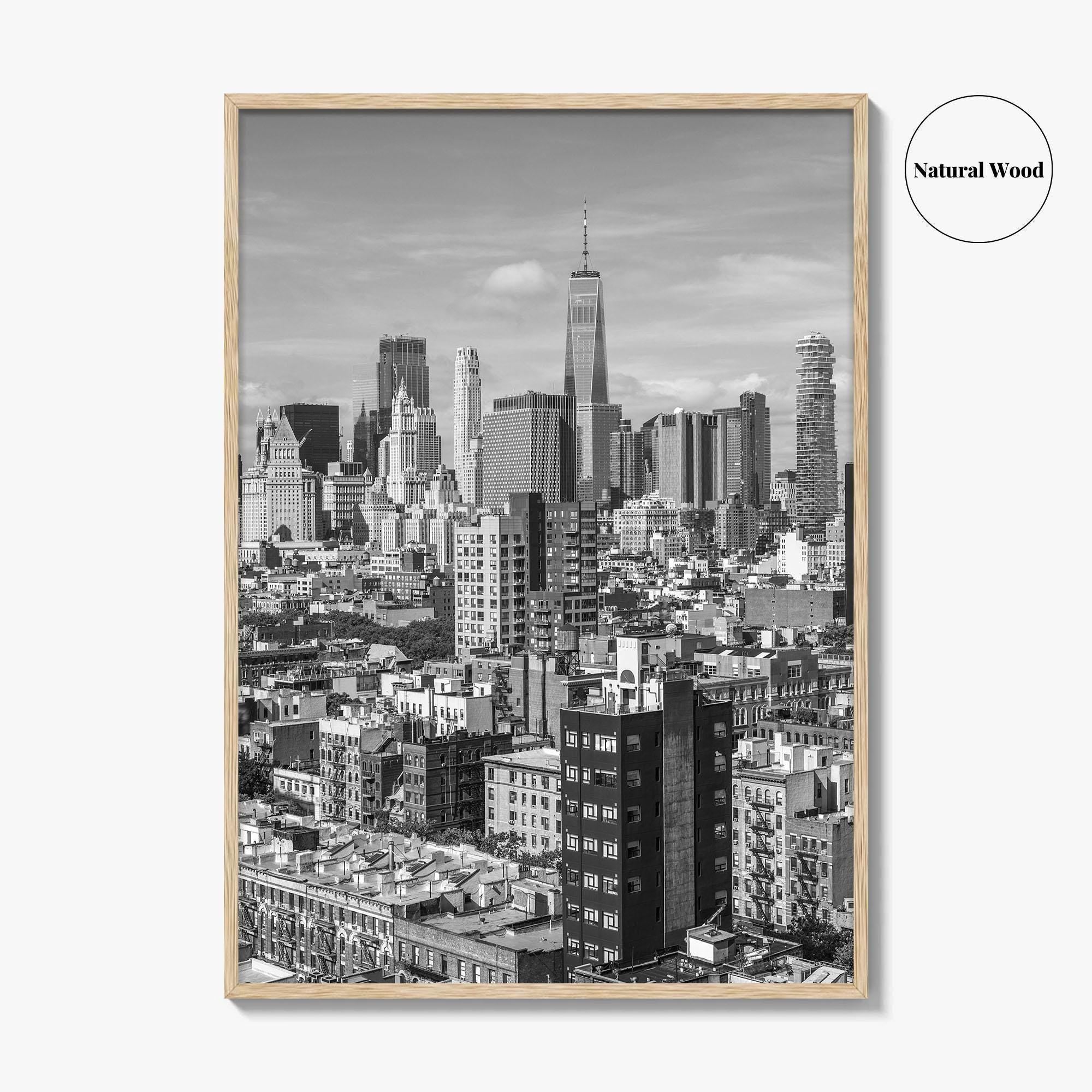 Lower East Side Black and White Fine Art Photo Print, New York Manhattan Poster