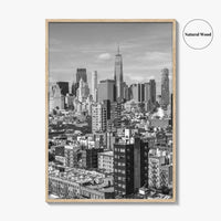 Lower East Side Black and White Fine Art Photo Print, New York Manhattan Poster