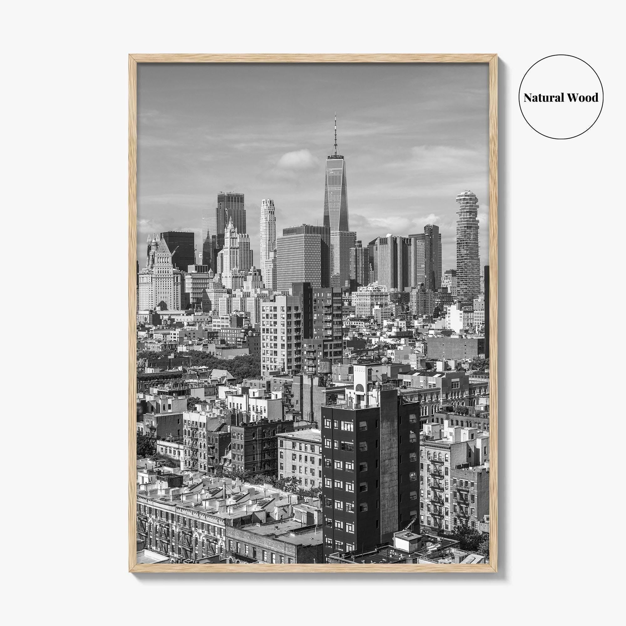 Lower East Side Black and White Fine Art Photo Print, New York Manhattan Poster