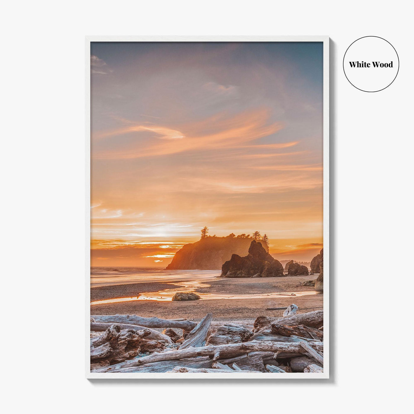 Olympic National Park Fine Art Photo Print, Ruby Beach, Washington Wall Art Poster