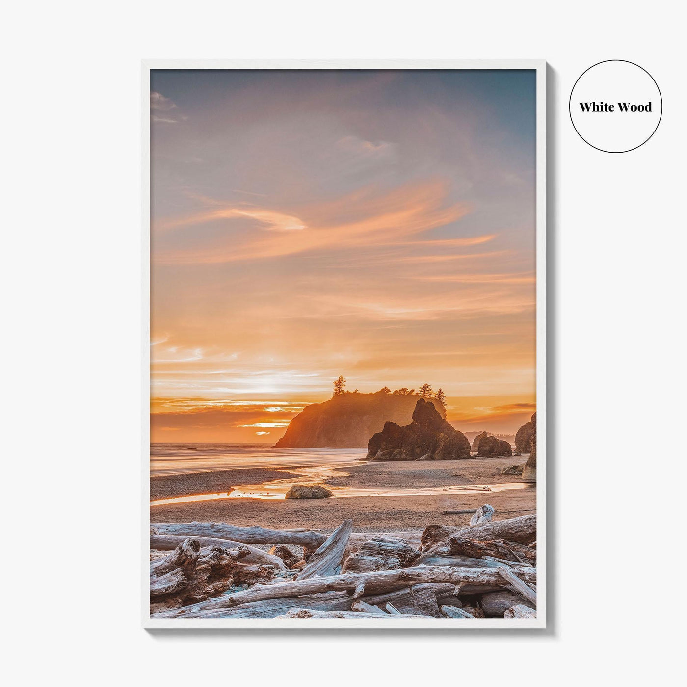 Olympic National Park Fine Art Photo Print, Ruby Beach, Washington Wall Art Poster
