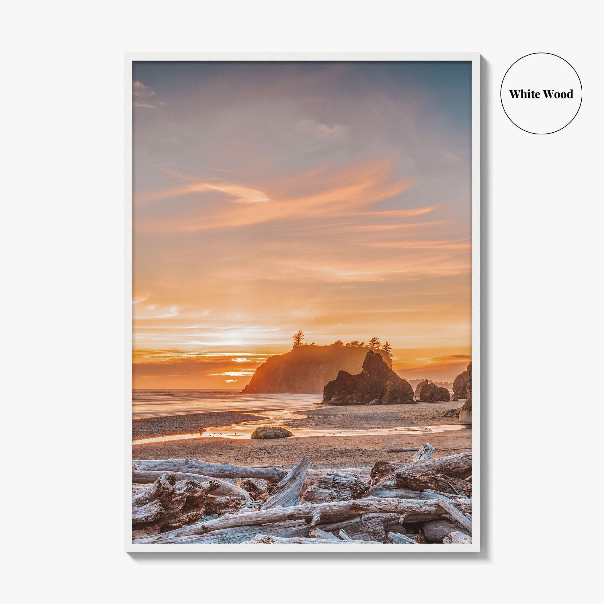 Olympic National Park Fine Art Photo Print, Ruby Beach, Washington Wall Art Poster