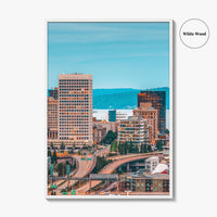 Tacoma Skyline Fine Art Photo Print, Washington Wall Decor Poster, USA