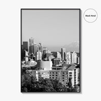 Seattle Black and White Fine Art Photo Print, Downtown, Washington, USA, Wall Decor, Poster
