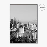 Seattle Black and White Fine Art Photo Print, Downtown, Washington, USA, Wall Decor, Poster