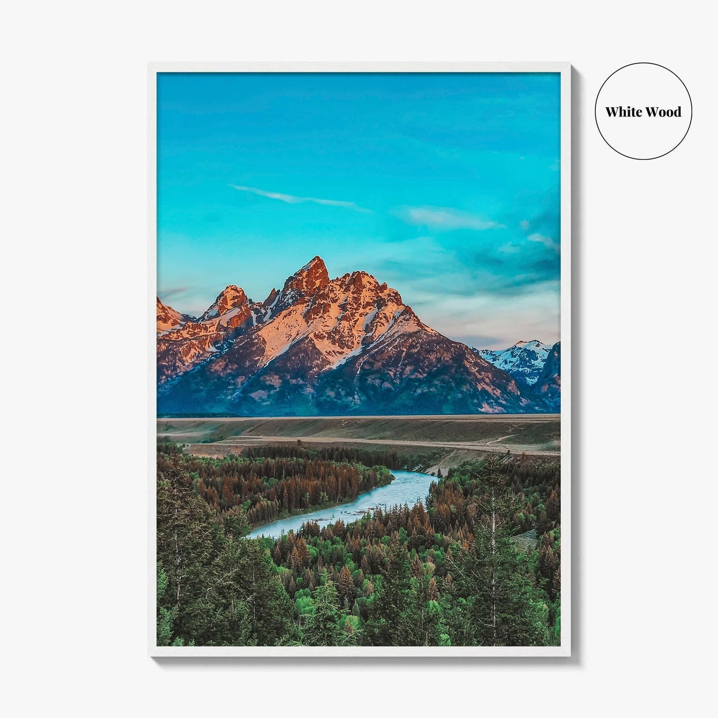Wyoming Fine Art Photo Print, Grand Teton National Park, Snake River Overlook Poster