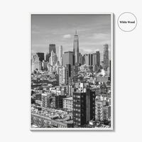 Lower East Side Black and White Fine Art Photo Print, New York Manhattan Poster