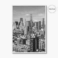 Lower East Side Black and White Fine Art Photo Print, New York Manhattan Poster
