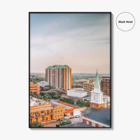 Tallahassee Skyline Fine Art Photo Print, Florida USA Downtown Wall Decor Poster