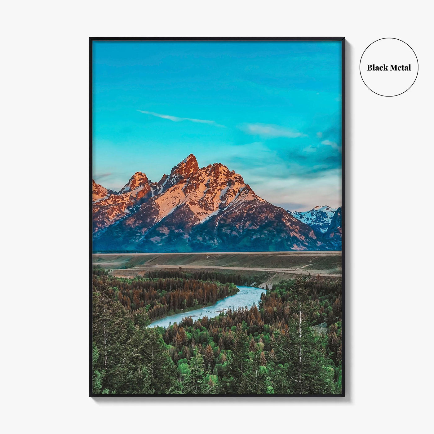 Wyoming Fine Art Photo Print, Grand Teton National Park, Snake River Overlook Poster