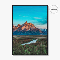 Wyoming Fine Art Photo Print, Grand Teton National Park, Snake River Overlook Poster