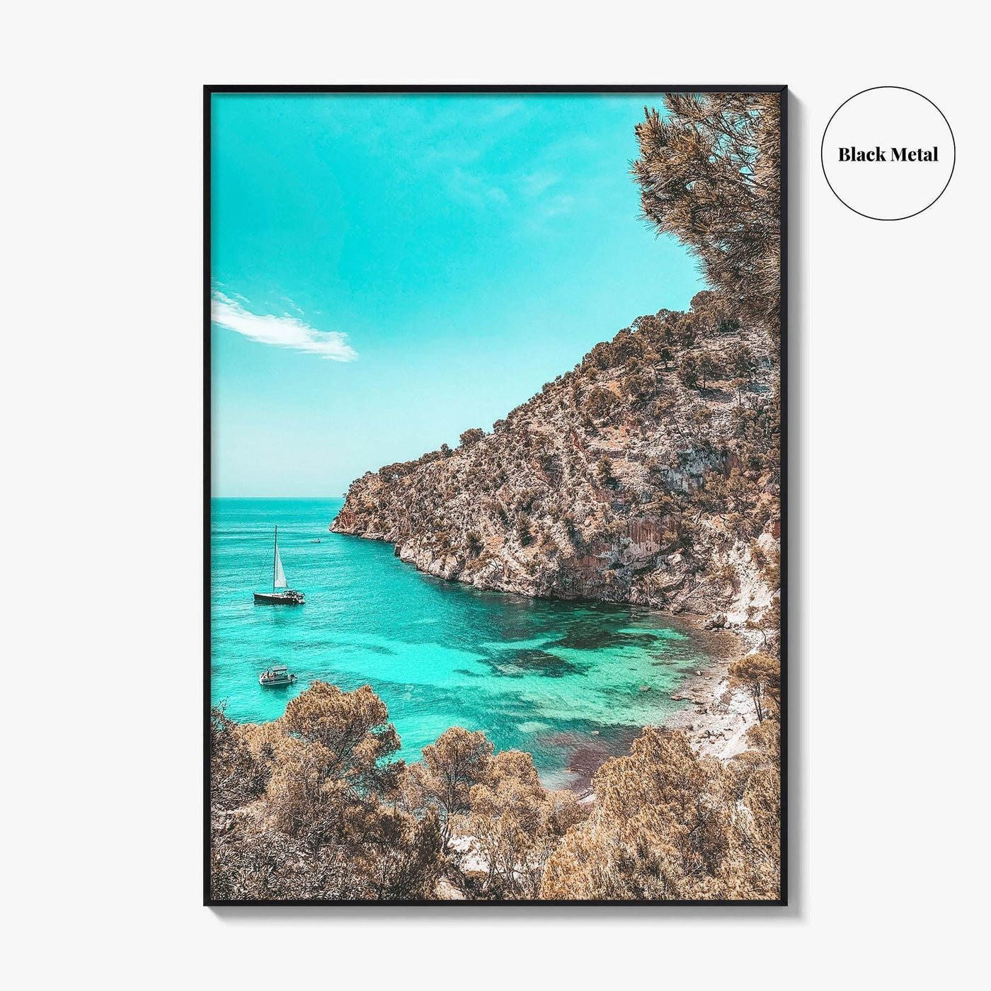 Cala Blanca Fine Art Photo Print, Andratx Mallorca Majorca, Balearic Islands, Photo Poster