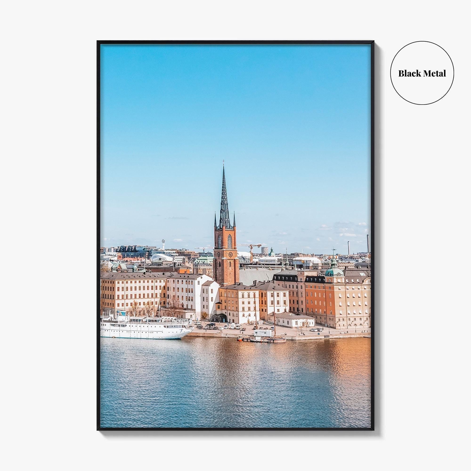 Stockholm Skyline Fine Art Photo Print, Sweden Wall Decor, City Poster