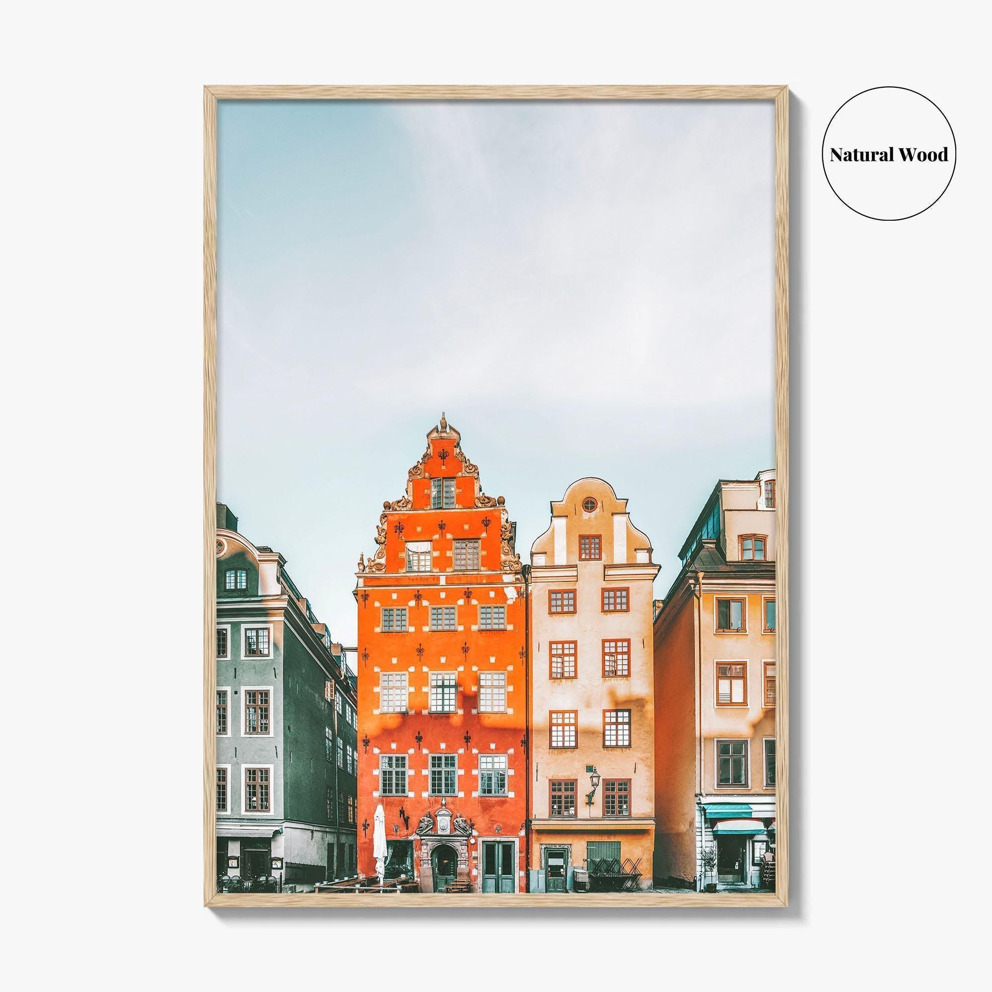 Stockholm Fine Art Photo Print, Stortorget Gamla Stan, Sweden Wall Poster, Architecture