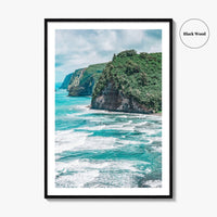 Pololu Beach Fine Art Photo Print, Big Island Hawaii Wall Poster, USA
