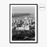 Upper West Side Black and White Fine Art Photo Print, Central Park NYC Poster