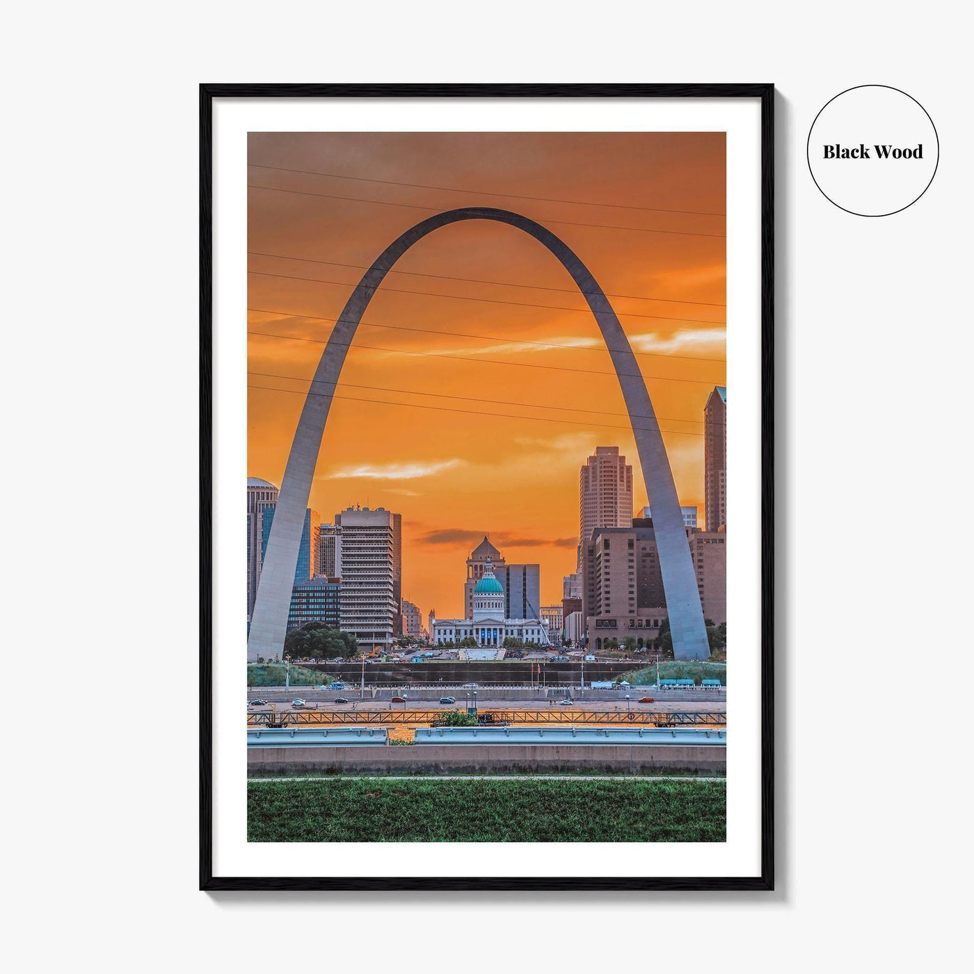 St Louis Fine Art Photo Print, Gateway Arch, Missouri USA, Wall Decor Poster
