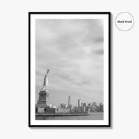 Statue of Liberty Black and White Fine Art Photo Print, New York Poster