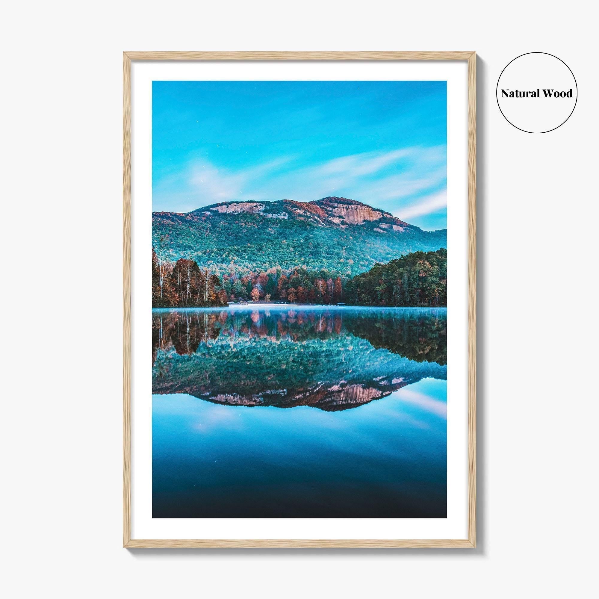 Table Rock State Park Fine Art Photo Print, Pinnacle Lake, Greenville SC Poster