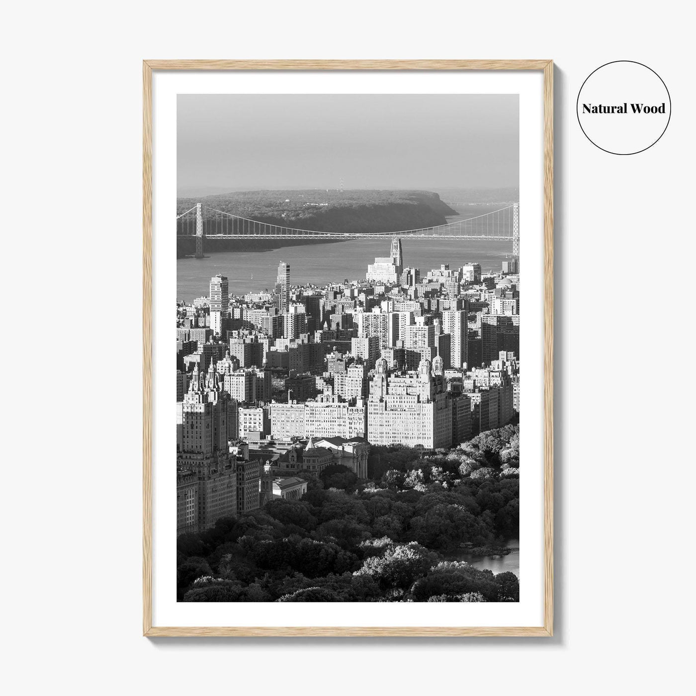 Upper West Side Black and White Fine Art Photo Print, Central Park NYC Poster