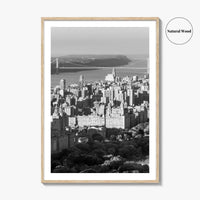 Upper West Side Black and White Fine Art Photo Print, Central Park NYC Poster