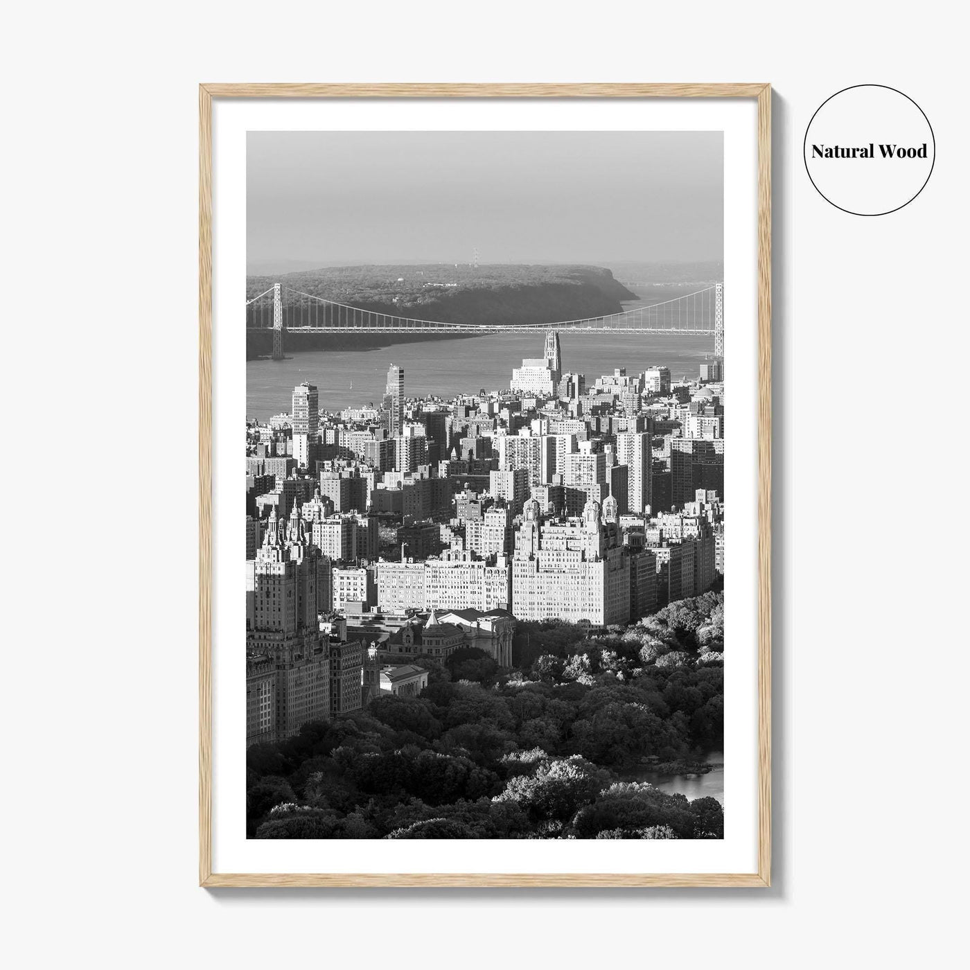 Upper West Side Black and White Fine Art Photo Print, Central Park NYC Poster