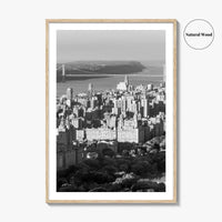 Upper West Side Black and White Fine Art Photo Print, Central Park NYC Poster