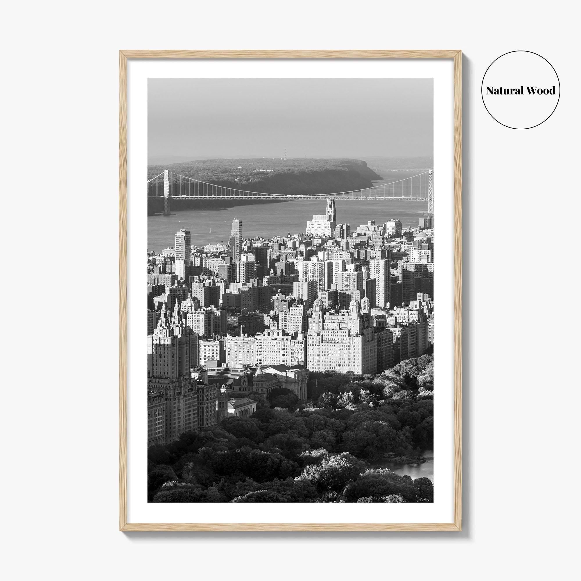 Upper West Side Black and White Fine Art Photo Print, Central Park NYC Poster