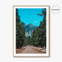 Flagstaff Fine Art Photo Print, Arizona, San Francisco Peaks, Mountain Landscape Wall Decor Poster