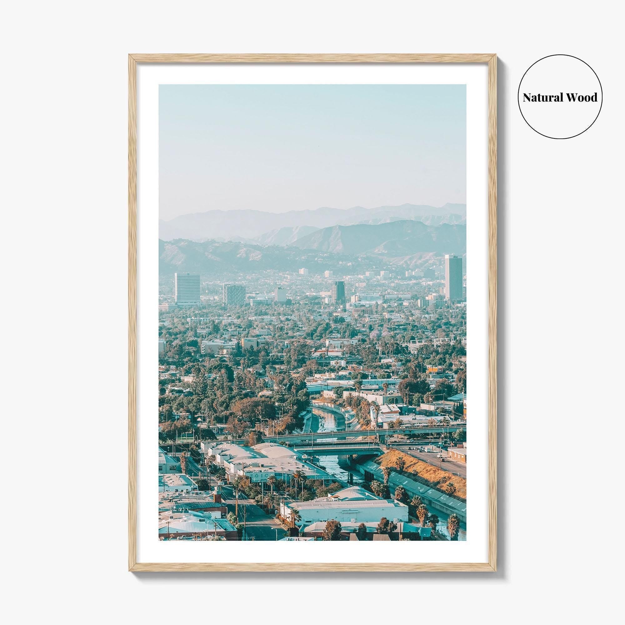 Culver City Skyline Fine Art Photo Print, Los Angeles California Poster, Baldwin Hills