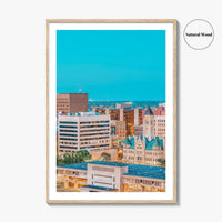 Wichita Skyline Fine Art Photo Print, Kansas Wall Poster, USA