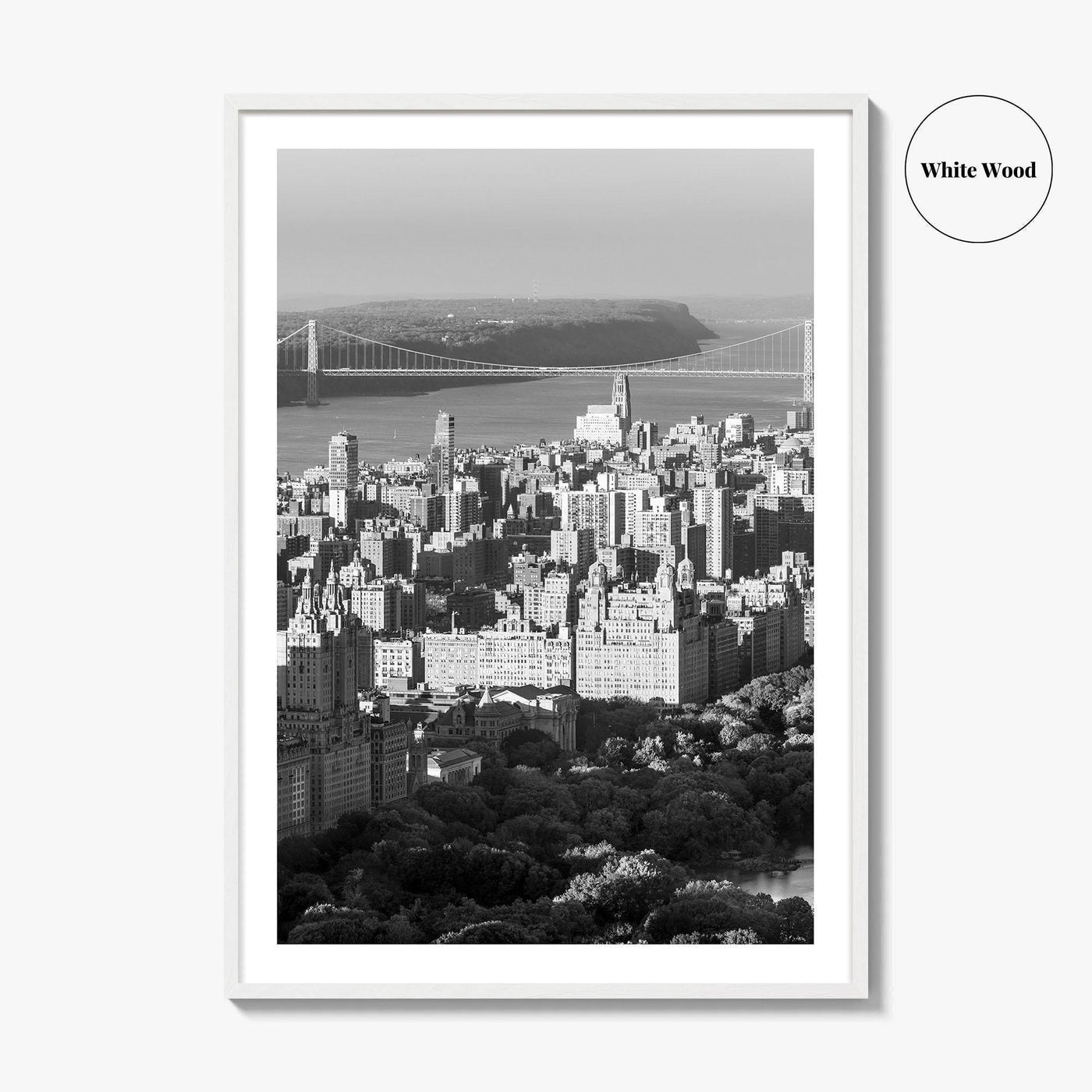 Upper West Side Black and White Fine Art Photo Print, Central Park NYC Poster