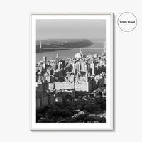 Upper West Side Black and White Fine Art Photo Print, Central Park NYC Poster