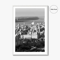 Upper West Side Black and White Fine Art Photo Print, Central Park NYC Poster