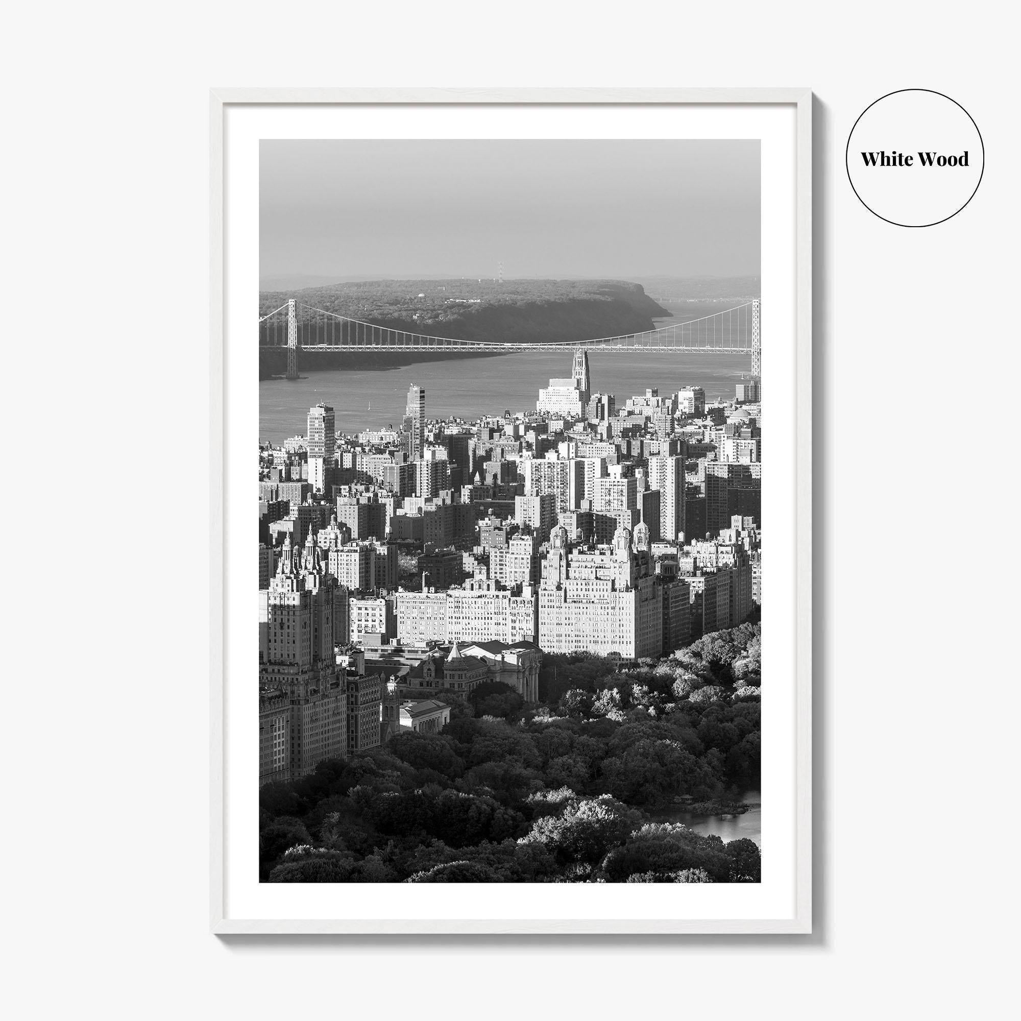 Upper West Side Black and White Fine Art Photo Print, Central Park NYC Poster