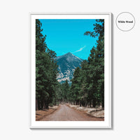 Flagstaff Fine Art Photo Print, Arizona, San Francisco Peaks, Mountain Landscape Wall Decor Poster